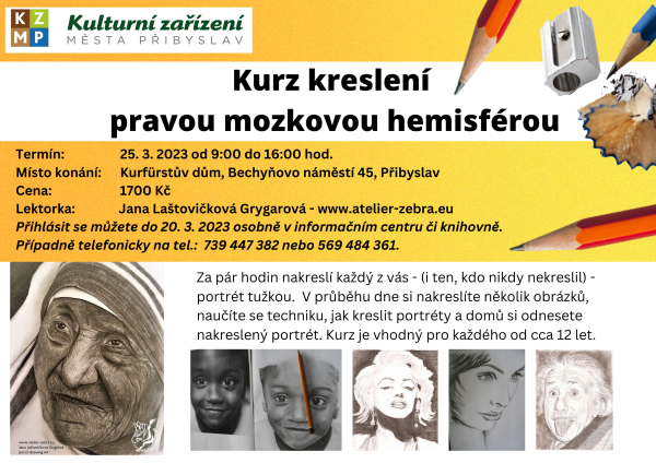 Kurz kreslení pravou mozkovou hemisférou (foto 1)