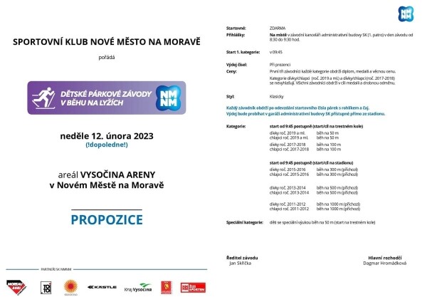 Dětské párkové závody v běhu na lyžích (foto 1)