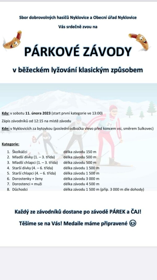 Párkové závody v běžeckém lyžování klasickým způsobem (foto 1)