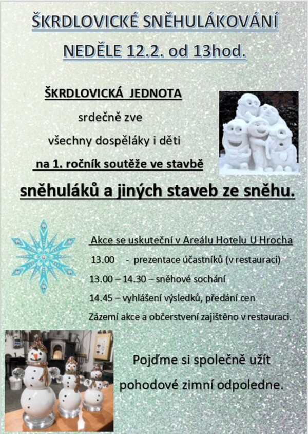 Škrdlovické sněhulákování (foto 1)
