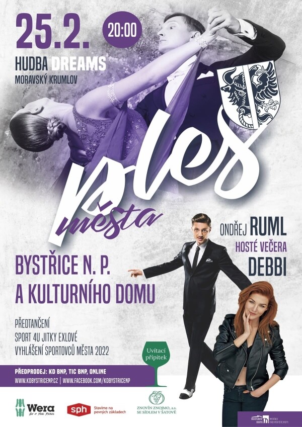 Ples Města Bystřice n. P. a kulturního domu (foto 1)