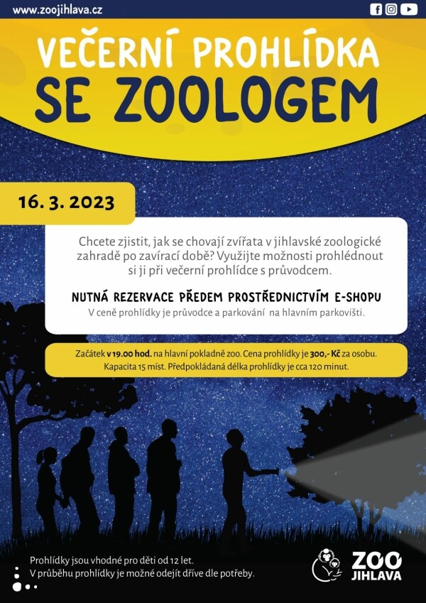 Večerní prohlídka se zoologem (foto 1)