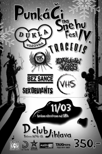 Punkáči na sněhu (foto 1)