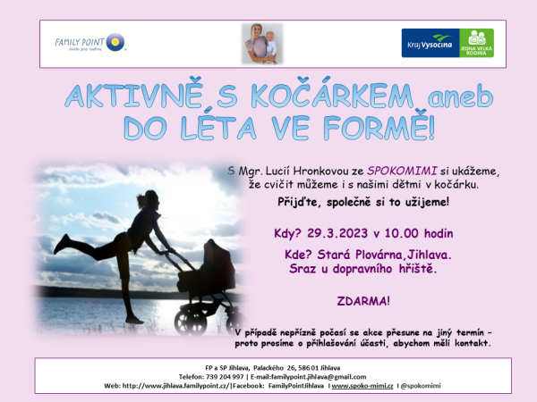 AKTIVNĚ S KOČÁRKEM aneb DO LÉTA VE FORMĚ! (foto 1)