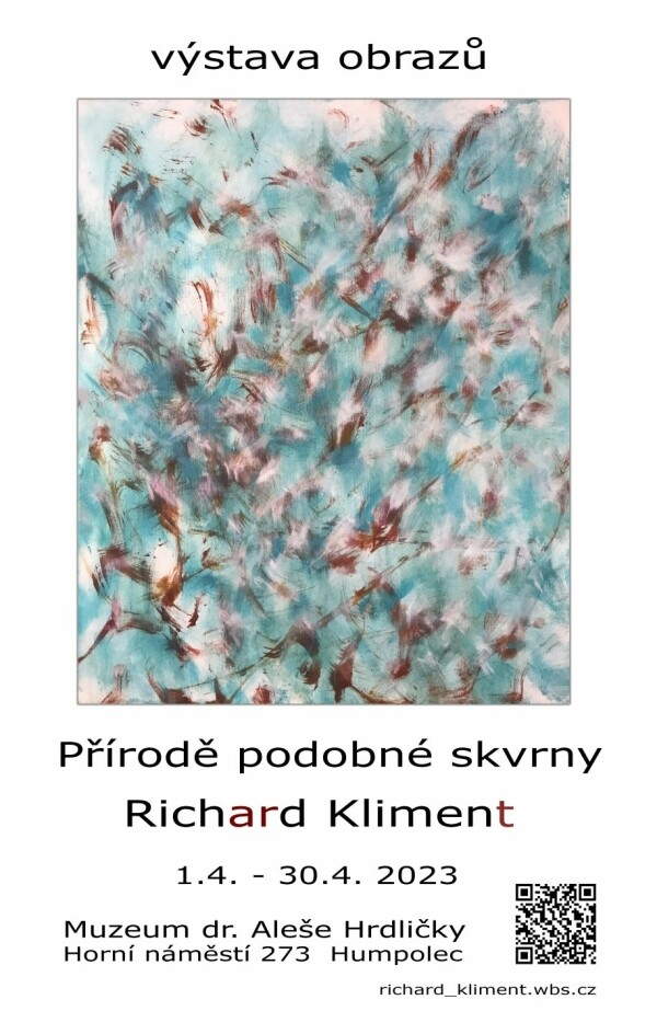 Richard Kliment: Přírodě podobné skvrny - výstava obrazů (foto 1)