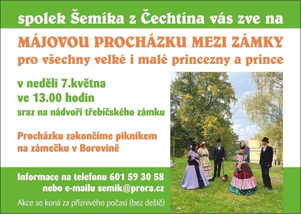 Májová procházka mezi zámky (foto 1)