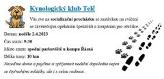 Socializační procházka s Kynologickým klubem Telč (foto 1)