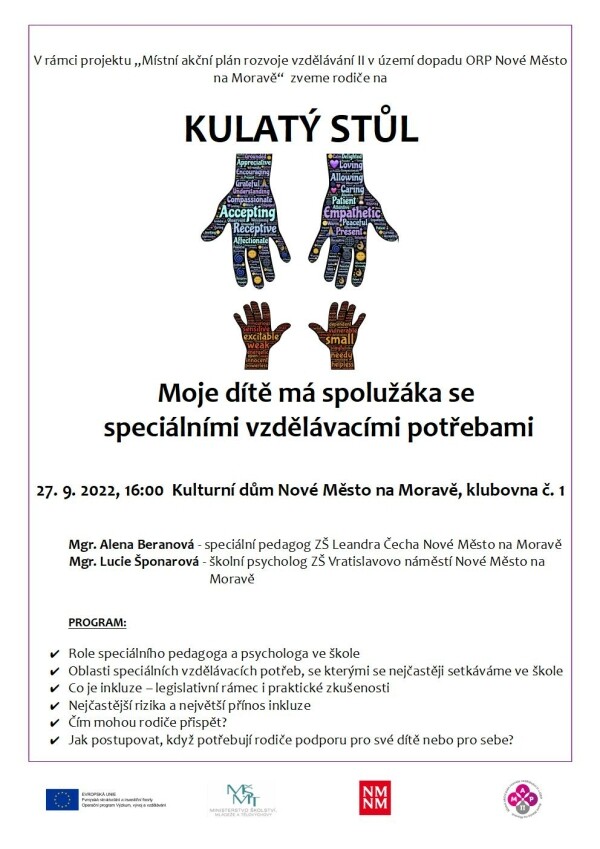 Moje dítě má spolužáka se speciálními vzdělávacími potřebami (foto 1)