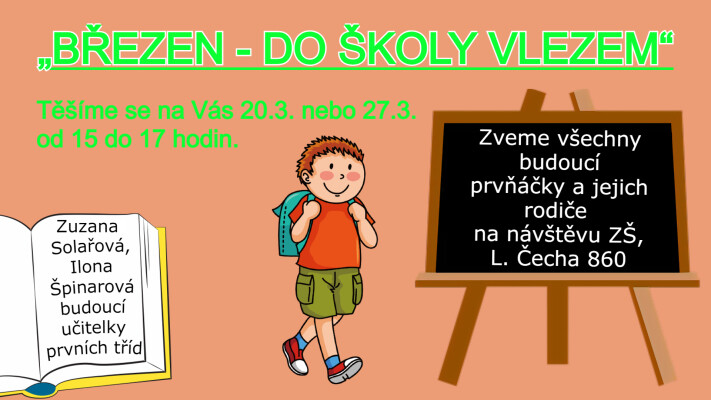 Březen - do školy vlezem... (foto 1)
