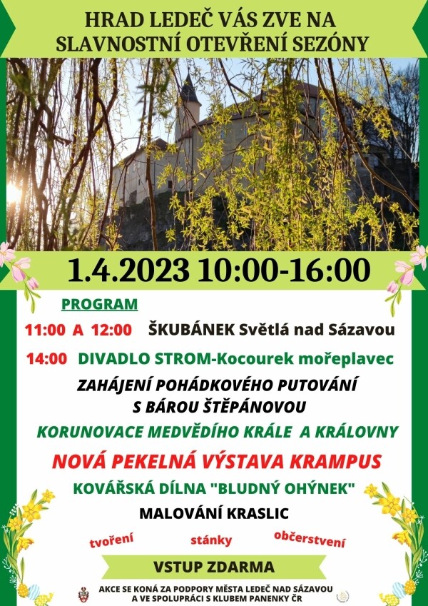 Slavnostní otevření hradu Ledeč nad Sázavou (foto 1)