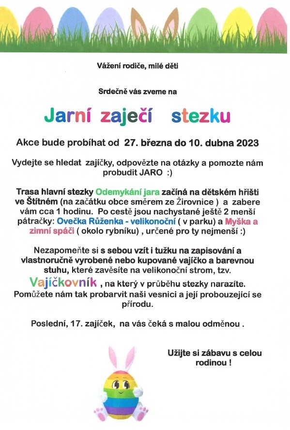 Jarní zaječí stezka (foto 1)