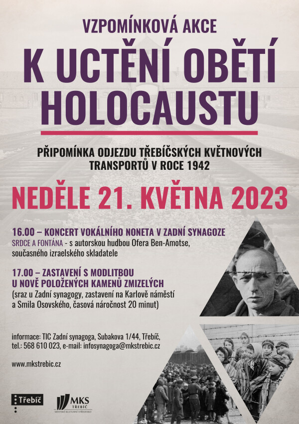 Vzpomínková akce k uctění obětem holocaustu (foto 1)