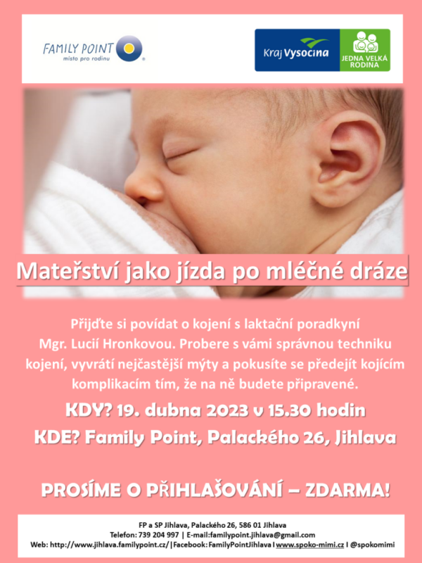 Mateřství jako jízda po mléčné dráze (foto 1)