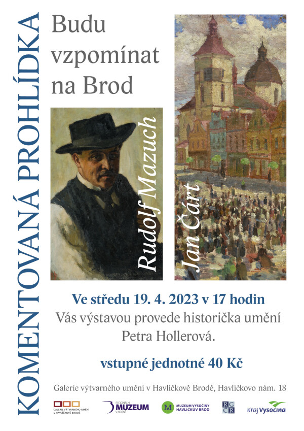 Komentovaná prohlídka výstavy Budu vzpomínat na Brod - Jan Čárt a Rudolf Mazuch (foto 1)