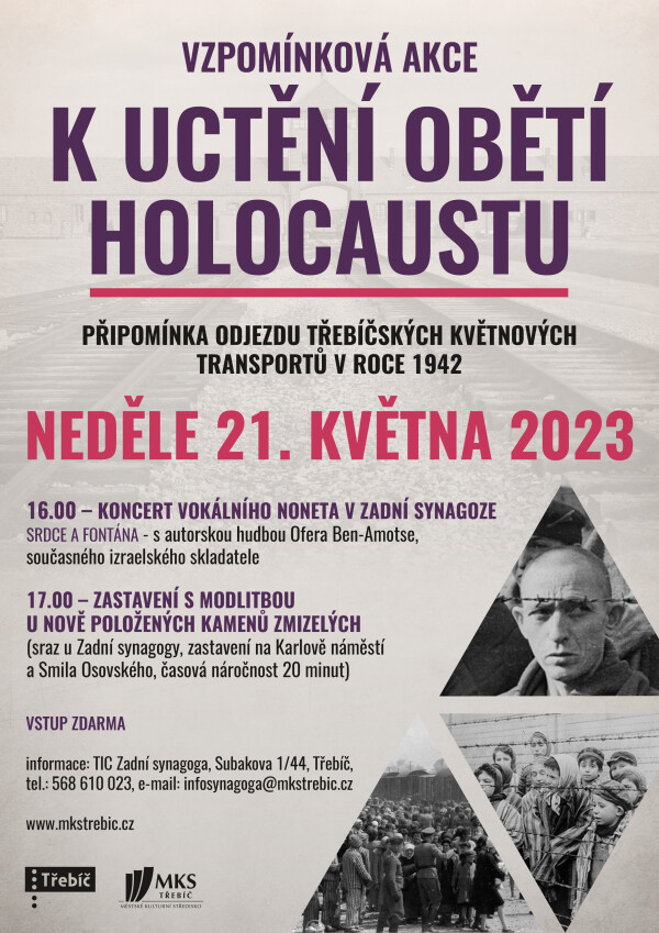 Vzpomínková akce k uctění obětí holocaustu (foto 1)