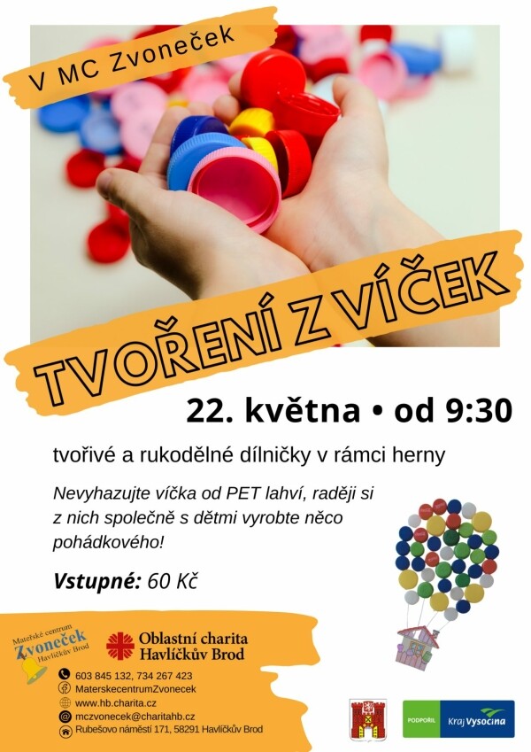 Tvoření z víček (foto 1)