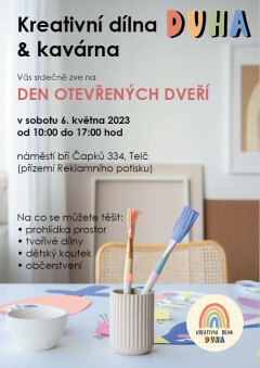 Den otevřených dveří - Kreativní dílna DUHA a kavárna (foto 1)