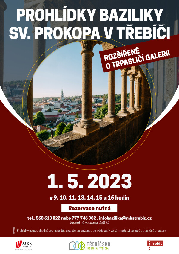 Prohlídky baziliky sv. Prokopa v Třebíči (foto 1)
