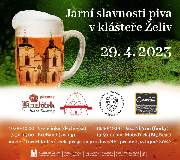 Jarní slavnosti piva v klášteře Želiv (foto 1)