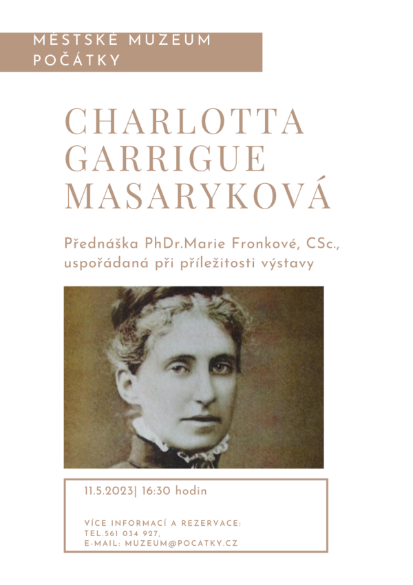 Přednáška Charlotta Garrigue Masaryková (foto 1)