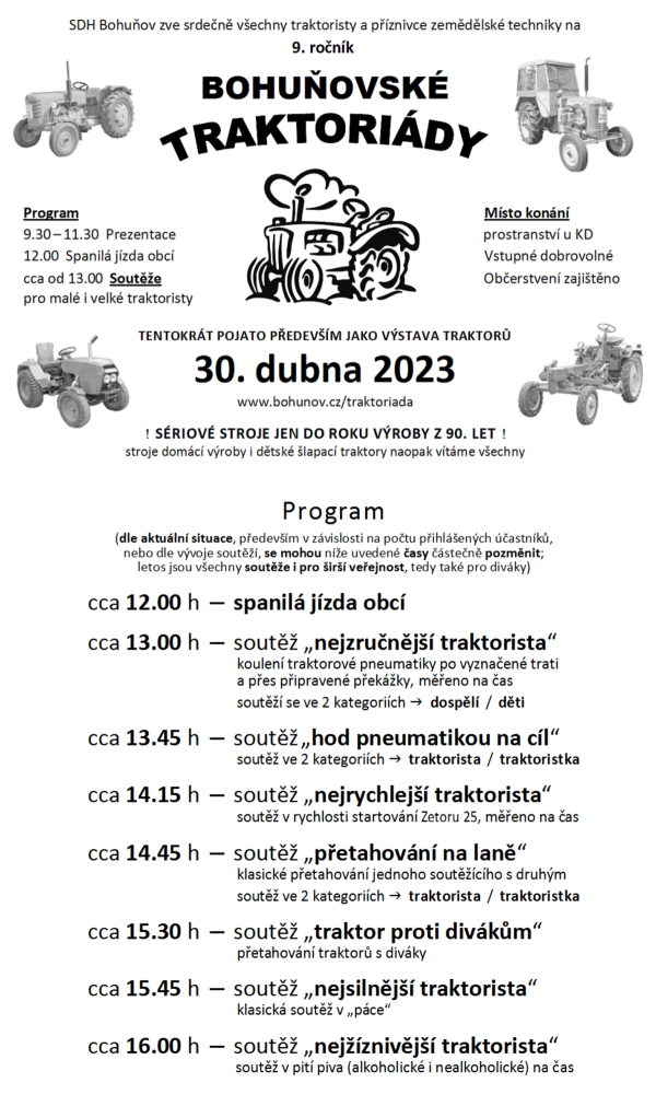 Bohuňovské traktoriády (foto 1)