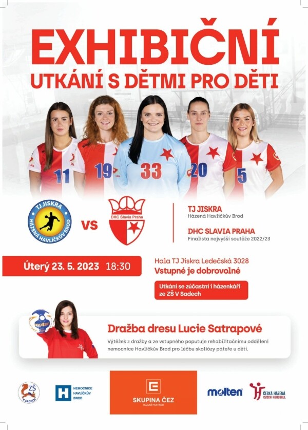 S dětmi pro děti - Benefiční házenkářské utkání (foto 1)