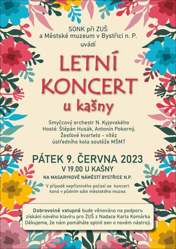 Letní koncert u kašny (foto 1)