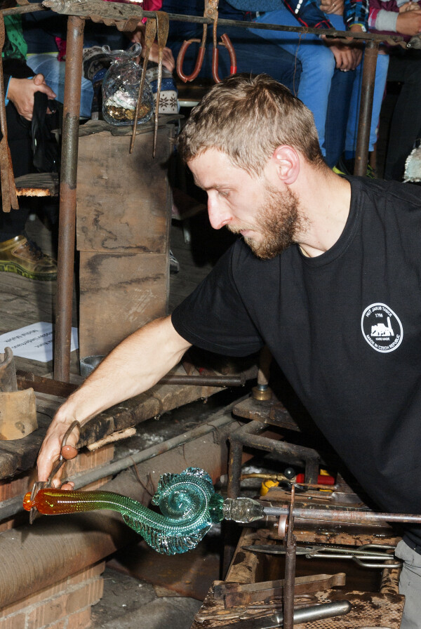 Živá výroba skla (foto 1)