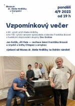 Vzpomínkový večer k 80. výročí úmrtí A. Hrdličky a 100. výročí narození Fr. Brzoně (foto 2)