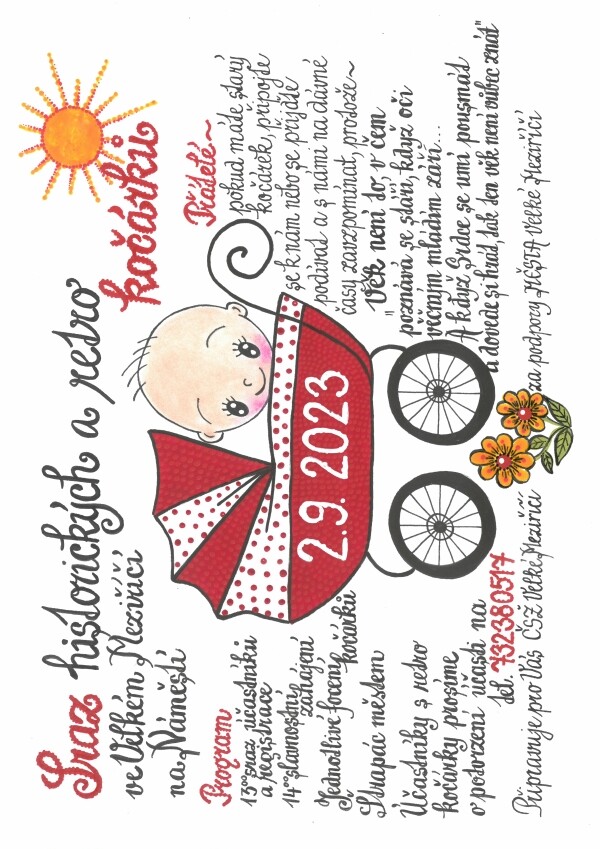 SRAZ HISTORICKÝCH A RETRO KOČÁRKŮ (foto 1)