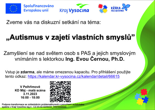Autismus v zajetí vlastních smyslů - diskuzní setkání (foto 1)