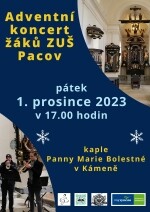 Adventní koncert žáků ZUŠ Pacov (foto 2)