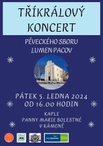 Tříkrálový koncert pěveckého sboru Lumen Pacov (foto 2)