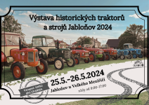Výstava historických traktorů a strojů Jabloňov 2024 (foto 2)