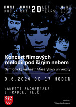 Koncert filmových melodií pod širým nebem v podání Symfonického orchestru Masarykovy univerzity (foto 2)