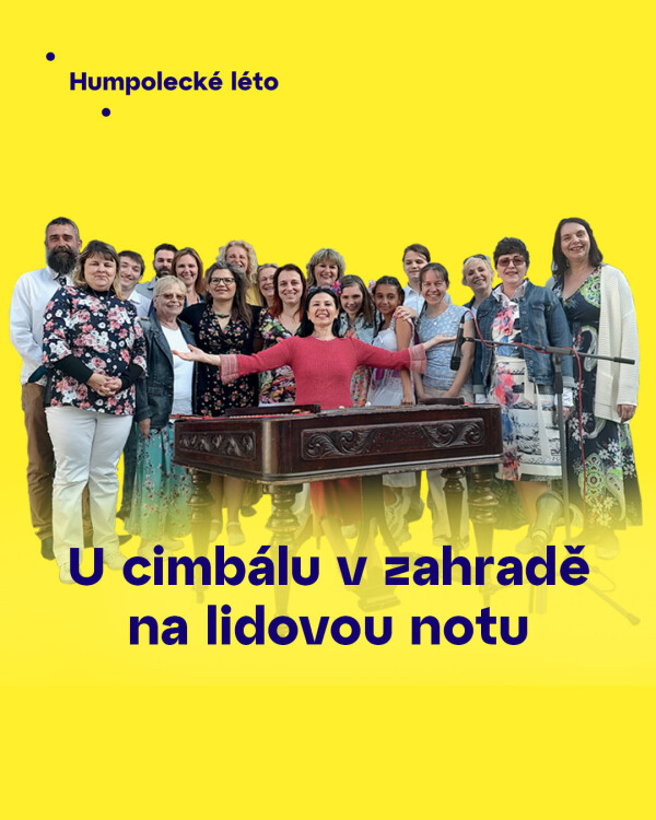 U cimbálu v zahradě na lidovou notu (foto 1)