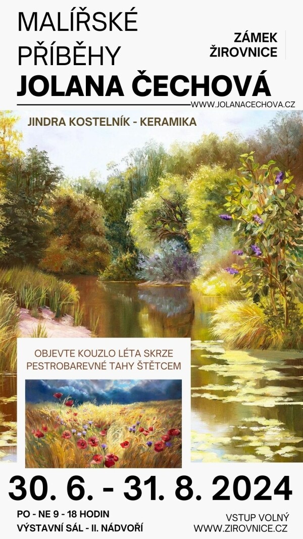 Výstava obrazů Jolany Čechové s názvem Malířské příběhy (foto 1)