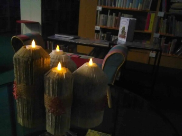 Netradiční vánoční svícen (foto 1)