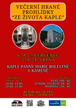 Večerní hrané prohlídky „Ze života kaple“ a Večerní prohlídky kaple s Malovci (foto 2)