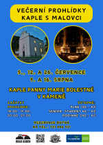 Večerní hrané prohlídky „Ze života kaple“ a Večerní prohlídky kaple s Malovci (foto 3)