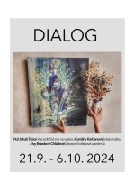 Dialog – výstava obrazů a květinových aranžmá ve sklárně Tasice (foto 2)