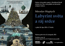 vernisáž výstavy ilustrací Miroslav Huptych - Labyrint světa a ráj srdce (foto 2)