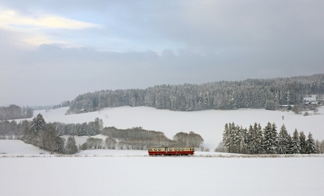 Adventní jízdy na Jemnické dráze (foto 1)
