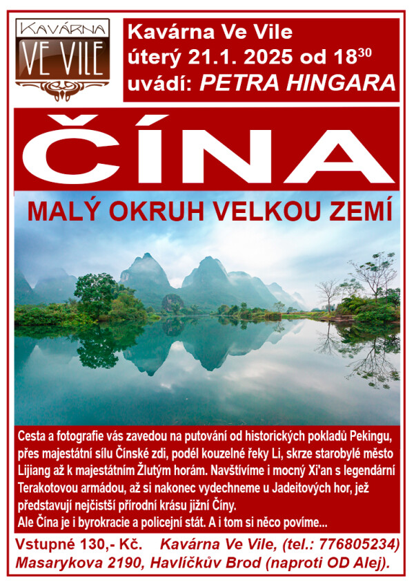 ČÍNA - cestovatelská beseda (foto 1)