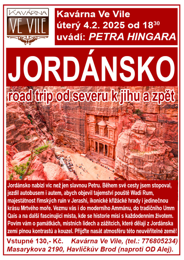 JORDÁNSKO - CESTOVATELSKÁ BESEDA (foto 1)