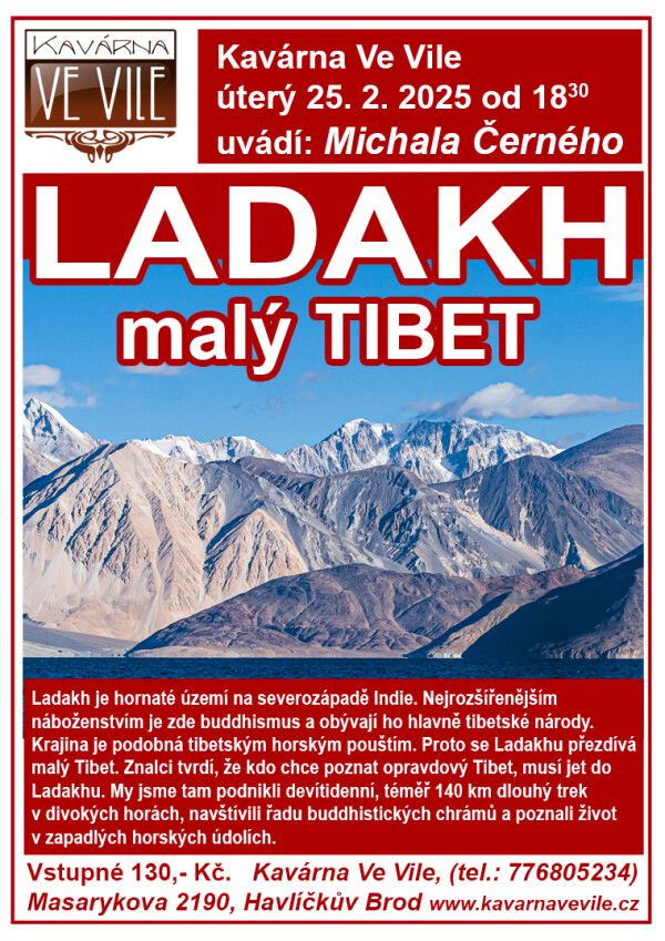 LADAKH - malý Tibet, cestovartelská beseda (foto 1)