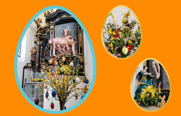 Barevné Velikonoce v kapli Panny Marie Bolestné v Kámeně (foto 1)