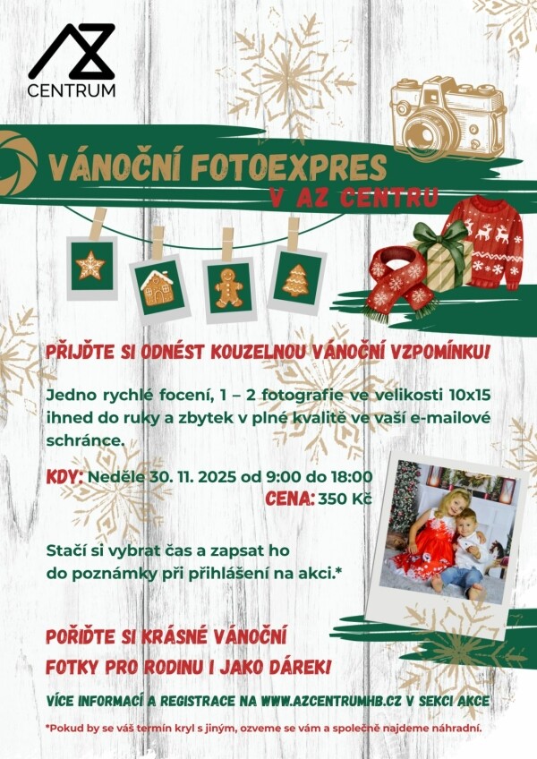 Vánoční fotoexpres v AZ CENTRU (foto 1)
