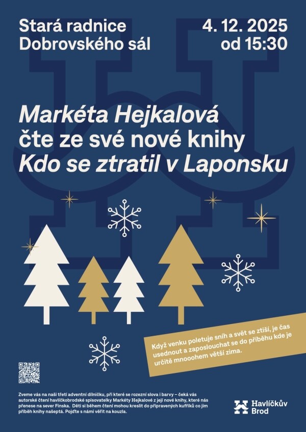 Markéta Hejkalová čte ze své nové knihy Kdo se ztratil v Laponsku (foto 1)