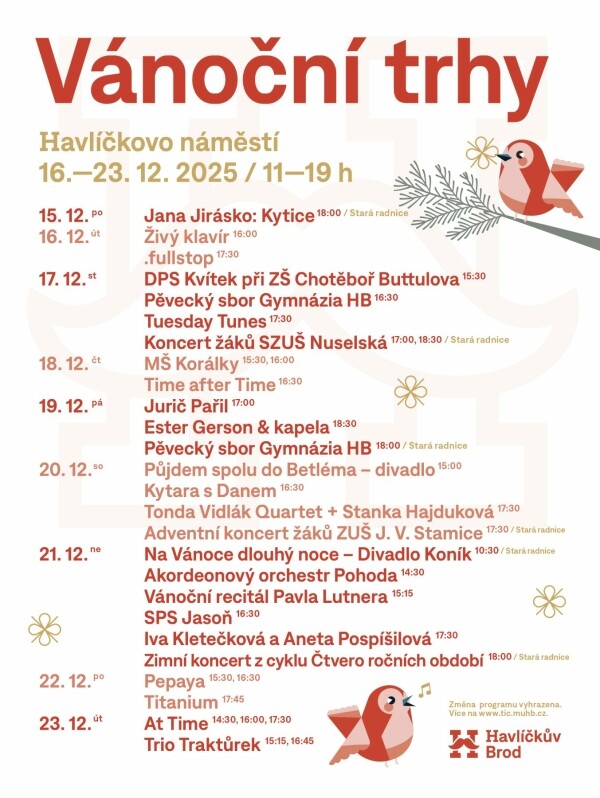 Vánoční trhy na Havlíčkově náměstí (foto 1)